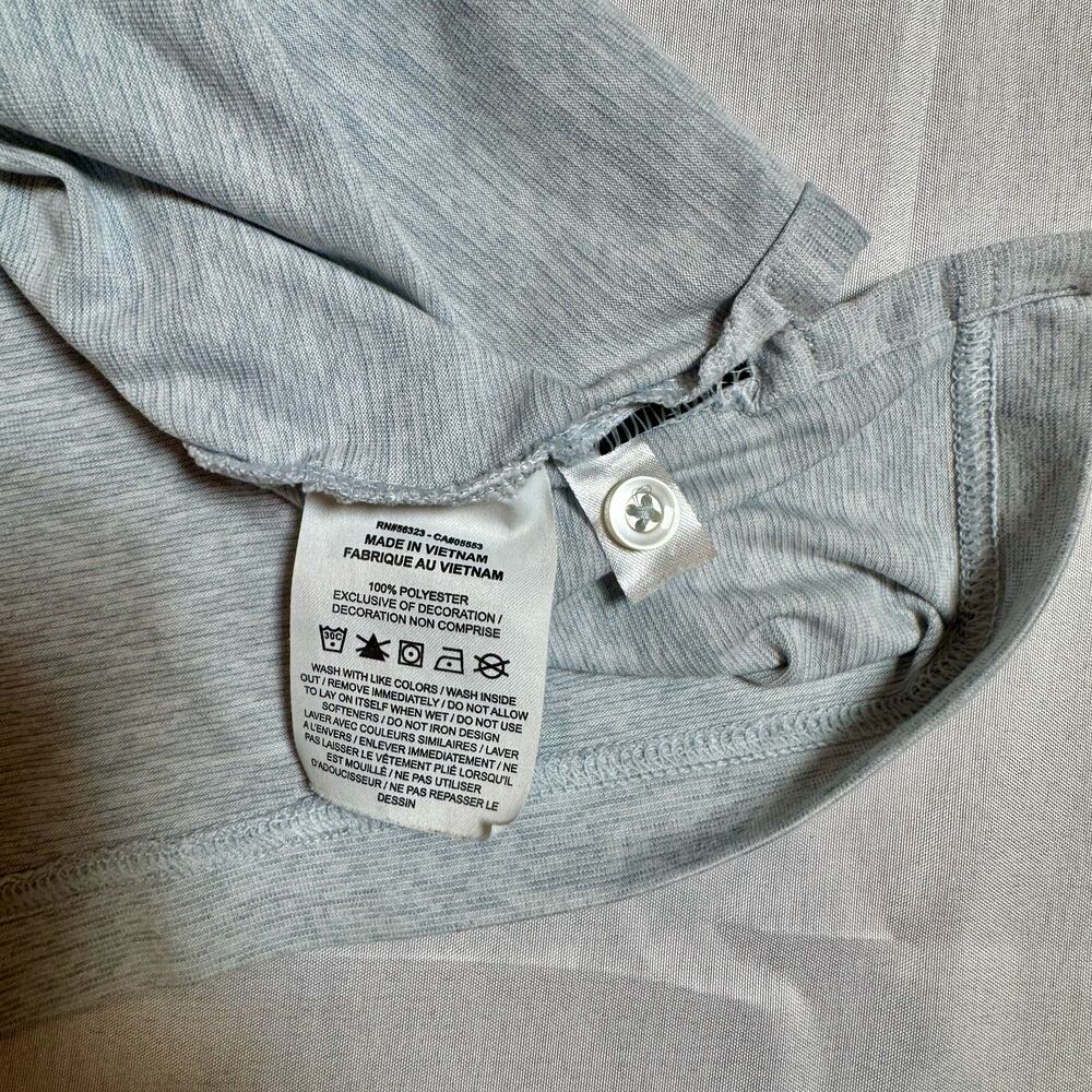 Nike Polo Shirt On Field Dry Fit Men's Medium Gray Golf Activewear Coachwear - Picture 4 of 10